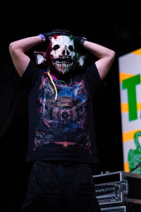 March 13, 2026: Flesh Juicer is Taiwans most iconic heavy metal band, formed in 2006 in Taichung. Vocalist GIGO performing at the SXSW Music Festival, Venue 6. Austin, Texas. CSM Austin United States of America - ZUMAc04_ 20260313_faf_c04_025 Copyright: xMarioxCantux