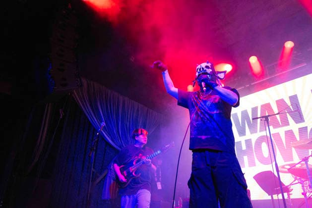 March 13, 2026: Flesh Juicer is Taiwans most iconic heavy metal band, formed in 2006 in Taichung. Vocalist GIGO performing at the SXSW Music Festival, Venue 6. Austin, Texas. CSM Austin United States of America - ZUMAc04_ 20260313_faf_c04_027 Copyright: xMarioxCantux