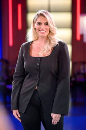 Curvy model Angelina Kirsch at the recording of the WDR talk show Kölner Treff at WDR Studio BS 3 Cologne, 13 03 2026 NRW Germany Copyright: xSaschaxSchuermannx