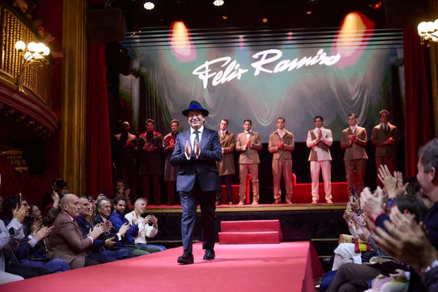 Félix Ramiro presents his new collection at OMODA Madrid es Moda The designer Félix Ramiro presents his new collection during a fashion show, at the Teatro Magno, on March 14, 2026, in Madrid Spain The firm founded by Félix Ramiro presents his new collection at OMODA Madrid es Moda Félix Ramiro is a mens design firm with more than three decades of experience, recognized for its combination of avant-garde, tradition and craftsmanship, tradition and craftsmanship Specializing in suits for groom, ceremony, executive and sport, stands out for the quality and precision of its garments Its founder, Felix Ramiro, discovered his vocation as a tailor in the 80s and, after training and obtaining national recognition, started in 1988 a brand that tod Copyright: xJesusxHellinx 7365736