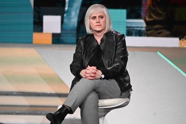 Milan, TV TALK - RAI 3 television broadcast. Pictured: Anna Bisogno  Copyright: xSimonaxChiocciax xipa-agency.netx xFotosickix IPA_Agency_IPA72867964