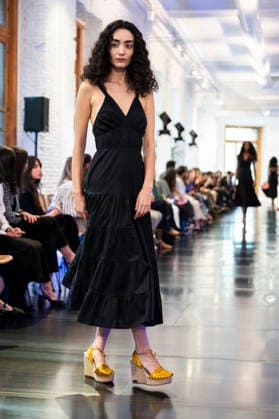 Adlib Ibiza - MadridEsModa Fashion Week Madrid - 14 Mar 2026 A model walks the runway wearing a design by Adlib Ibiza during the MadridEsModa Fashion Week de at Madrid Arena. Madrid Spain Copyright: xAtilanoxGarciax xSOPAxImagesx photos08386