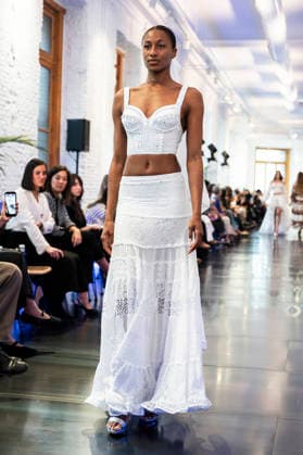 Adlib Ibiza - MadridEsModa Fashion Week Madrid - 14 Mar 2026 A model walks the runway wearing a design by Adlib Ibiza during the MadridEsModa Fashion Week de at Madrid Arena. Madrid Spain Copyright: xAtilanoxGarciax xSOPAxImagesx photos08394