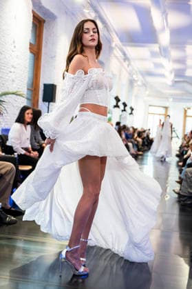Adlib Ibiza - MadridEsModa Fashion Week Madrid - 14 Mar 2026 A model walks the runway wearing a design by Adlib Ibiza during the MadridEsModa Fashion Week de at Madrid Arena. Madrid Spain Copyright: xAtilanoxGarciax xSOPAxImagesx photos08397