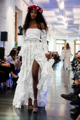 Adlib Ibiza - MadridEsModa Fashion Week Madrid - 14 Mar 2026 A model walks the runway wearing a design by Adlib Ibiza during the MadridEsModa Fashion Week de at Madrid Arena. Madrid Spain Copyright: xAtilanoxGarciax xSOPAxImagesx photos08360