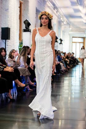 Adlib Ibiza - MadridEsModa Fashion Week Madrid - 14 Mar 2026 A model walks the runway wearing a design by Adlib Ibiza during the MadridEsModa Fashion Week de at Madrid Arena. Madrid Spain Copyright: xAtilanoxGarciax xSOPAxImagesx photos08353