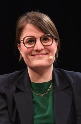 Journalist and author Eva Thöne reads and speaks at Lit Cologne, the international literature festival