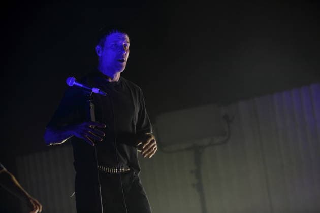 Jason Williamson from the band Sleaford Mods at a concert at the Tempodrom in Berlin, March 14, 2026 Sleaford Mods concert Berlin