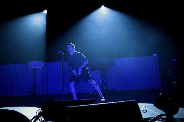 Jason Williamson from the band Sleaford Mods at a concert at the Tempodrom in Berlin, March 14, 2026 Sleaford Mods concert Berlin