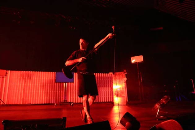 Jason Williamson from the band Sleaford Mods at a concert at the Tempodrom in Berlin, March 14, 2026 Sleaford Mods concert Berlin