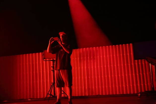 Andrew Fearn from the band Sleaford Mods at a concert at the Tempodrom in Berlin, March 14, 2026 Sleaford Mods concert Berlin