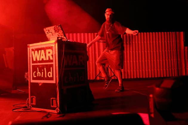 Andrew Fearn from the band Sleaford Mods at a concert at the Tempodrom in Berlin, March 14, 2026 Sleaford Mods concert Berlin
