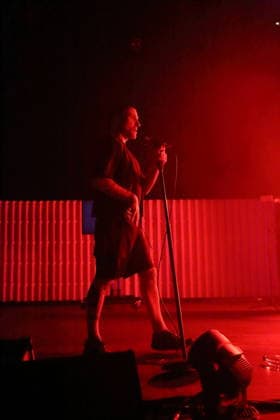Jason Williamson from the band Sleaford Mods at a concert at the Tempodrom in Berlin, March 14, 2026 Sleaford Mods concert Berlin
