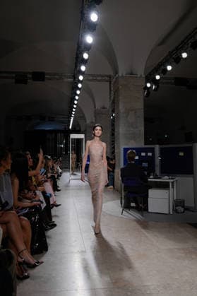March 14, 2026, Lisbon, Portugal: A model walks the runway during Goncalo Peixoto fashion show at ModaLisboa Pebbling, Lisbon Fashion Week in Lisboa. Lisbon Portugal - ZUMAs197 20260314_aaa_s197_415 Copyright: xBrunoxdexCarvalhox