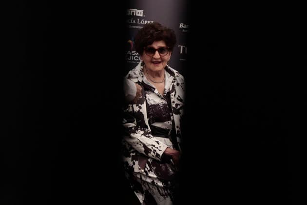 March 14, 2026, Mexico City, Cdmx, Mexico: At the Coyoaco¡n Book Fair, the presentation Women Who Write, Worlds That Change was given by Mexican writer and journalist ELENA PONIATOWSKA, along with Mexican writer, activist, academic critic, and professor MARGO GLAZ. They discussed the role of women in writing, history, and education in Mexico, offering a different perspective from a feminist standpoint. Mexico City Mexico - ZUMAp204 20260314_zip_p204_001 Copyright: xJosuexPerezx