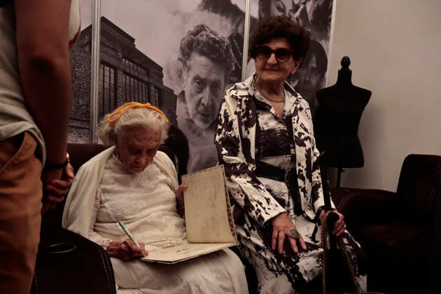 March 14, 2026, Mexico City, Cdmx, Mexico: At the Coyoaco¡n Book Fair, the presentation Women Who Write, Worlds That Change was given by Mexican writer and journalist ELENA PONIATOWSKA, along with Mexican writer, activist, academic critic, and professor MARGO GLAZ. They discussed the role of women in writing, history, and education in Mexico, offering a different perspective from a feminist standpoint. Mexico City Mexico - ZUMAp204 20260314_zip_p204_002 Copyright: xJosuexPerezx