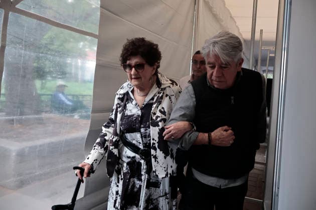 March 14, 2026, Mexico City, Cdmx, Mexico: At the Coyoaco¡n Book Fair, the presentation Women Who Write, Worlds That Change was given by Mexican writer and journalist ELENA PONIATOWSKA, along with Mexican writer, activist, academic critic, and professor MARGO GLAZ. They discussed the role of women in writing, history, and education in Mexico, offering a different perspective from a feminist standpoint. Mexico City Mexico - ZUMAp204 20260314_zip_p204_009 Copyright: xJosuexPerezx