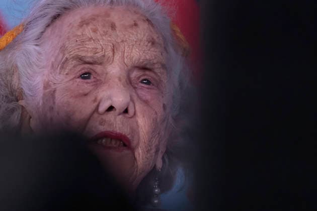 March 14, 2026, Mexico City, Cdmx, Mexico: At the Coyoaco¡n Book Fair, the presentation Women Who Write, Worlds That Change was given by Mexican writer and journalist ELENA PONIATOWSKA, along with Mexican writer, activist, academic critic, and professor MARGO GLAZ. They discussed the role of women in writing, history, and education in Mexico, offering a different perspective from a feminist standpoint. Mexico City Mexico - ZUMAp204 20260314_zip_p204_030 Copyright: xJosuexPerezx