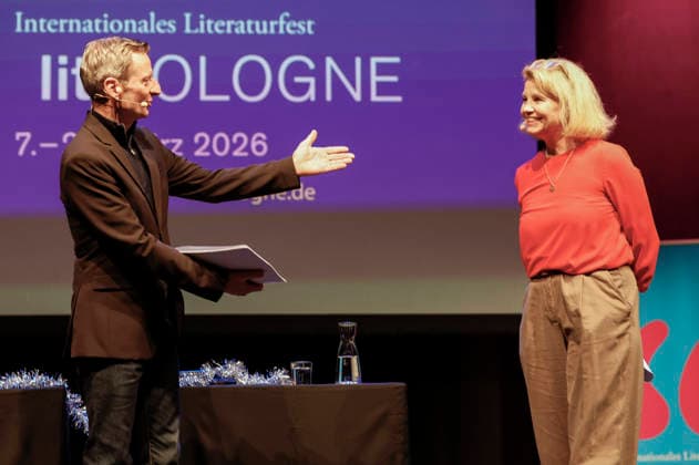 Michael Kessler and Annette Frier at the lit Cologne 2026 event Ohne uns geht nix Remix 7 rettet die Demokratie mit Annette Frier und Michael Kessler in der Stadthalle Köln Cologne, 14 03 2026 Foto:xR.xSchmiegeltx xFuturexImagex remix_6319