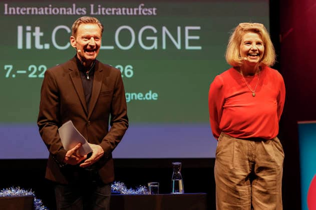 Michael Kessler and Annette Frier at the lit Cologne 2026 event Ohne uns geht nix Remix 7 rettet die Demokratie mit Annette Frier und Michael Kessler in der Stadthalle Köln Cologne, 14 03 2026 Foto:xR.xSchmiegeltx xFuturexImagex remix_6320