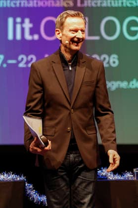 Michael Kessler at the lit Cologne 2026 event Ohne uns geht nix Remix 7 saves democracy with Annette Frier and Michael Kessler in the Stadthalle Köln Cologne, 14 03 2026 Foto:xR.xSchmiegeltx xFuturexImagex remix_6327