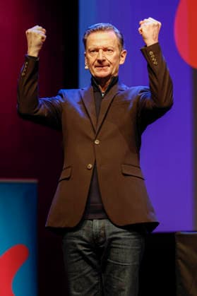 Michael Kessler at the lit Cologne 2026 event Ohne uns geht nix Remix 7 saves democracy with Annette Frier and Michael Kessler in the Stadthalle Köln Cologne, 14 03 2026 Foto:xR.xSchmiegeltx xFuturexImagex remix_6330