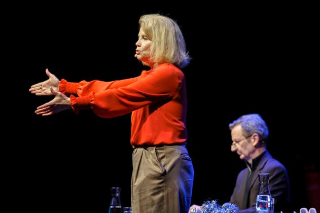 Annette Frier and Michael Kessler at the lit Cologne 2026 event Ohne uns geht nix Remix 7 rettet die Demokratie mit Annette Frier und Michael Kessler in der Stadthalle Köln Cologne, 14 03 2026 Foto:xR.xSchmiegeltx xFuturexImagex remix_6332