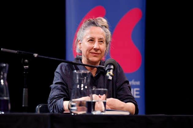 Writer Judith Hermann at the event Judith Hermann wants to go back in time as part of Lit Cologne 2026 at the WDR Funkhaus on Wallrafplatz Cologne, 14 03 2026 NRW Germany Copyright: xChristophxHardtx