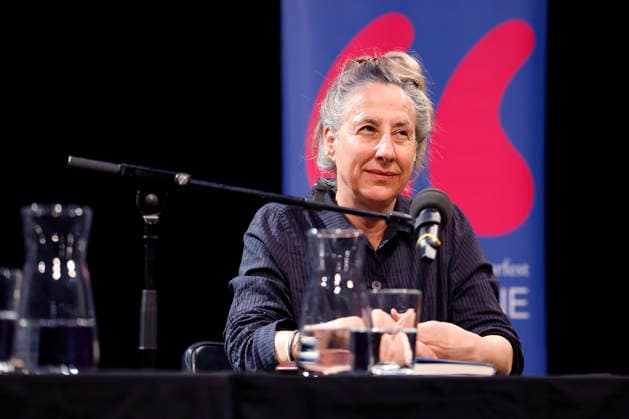 Writer Judith Hermann at the event Judith Hermann wants to go back in time as part of Lit Cologne 2026 at the WDR Funkhaus on Wallrafplatz Cologne, 14 03 2026 NRW Germany Copyright: xChristophxHardtx