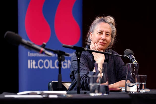 Writer Judith Hermann at the event Judith Hermann wants to go back in time as part of Lit Cologne 2026 at the WDR Funkhaus on Wallrafplatz Cologne, 14 03 2026 NRW Germany Copyright: xChristophxHardtx