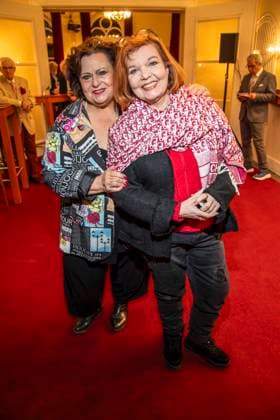 abb Daniela Urbschat and Nicole Urbschat as guests at the theater premiere BEKENNTNISSE DES HOCHSTAPLERS FELIX KRULL at Schlosspark Theater on Saturday 14 03 2026 in Berlin Berlin Germany