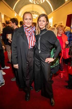 abb Judith Hoersch with her wife at the theater premiere BEKENNTNISSE DES HOCHSTAPLERS FELIX KRULL at Schlosspark Theater on Saturday 14 03 2026 in Berlin Berlin Germany