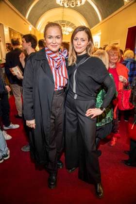 abb Judith Hoersch with her wife at the theater premiere BEKENNTNISSE DES HOCHSTAPLERS FELIX KRULL at Schlosspark Theater on Saturday 14 03 2026 in Berlin Berlin Germany