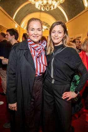 abb Judith Hoersch with her wife at the theater premiere BEKENNTNISSE DES HOCHSTAPLERS FELIX KRULL at Schlosspark Theater on Saturday 14 03 2026 in Berlin Berlin Germany