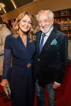 abb Christiane Zander and Dieter Hallervorden couple as guests at the theater premiere BEKENNTNISSE DES HOCHSTAPLERS FELIX KRULL at Schlosspark Theater on Saturday 14 03 2026 in Berlin Berlin Germany