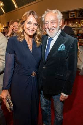 abb Christiane Zander and Dieter Hallervorden couple as guests at the theater premiere BEKENNTNISSE DES HOCHSTAPLERS FELIX KRULL at Schlosspark Theater on Saturday 14 03 2026 in Berlin Berlin Germany