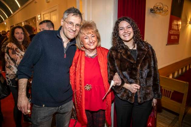 abb Tilmar Kuhn, Stefanie Simon and Emma Wagenknecht as guests at the theater premiere BEKENNTNISSE DES HOCHSTAPLERS FELIX KRULL at Schlosspark Theater on Saturday 14 03 2026 in Berlin Berlin Germany