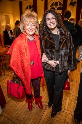 abb Stefanie Simon and Emma Wagenknecht as guests at the theater premiere BEKENNTNISSE DES HOCHSTAPLERS FELIX KRULL at Schlosspark Theater on Saturday 14 03 2026 in Berlin Berlin Germany