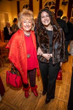 abb Stefanie Simon and Emma Wagenknecht as guests at the theater premiere BEKENNTNISSE DES HOCHSTAPLERS FELIX KRULL at Schlosspark Theater on Saturday 14 03 2026 in Berlin Berlin Germany