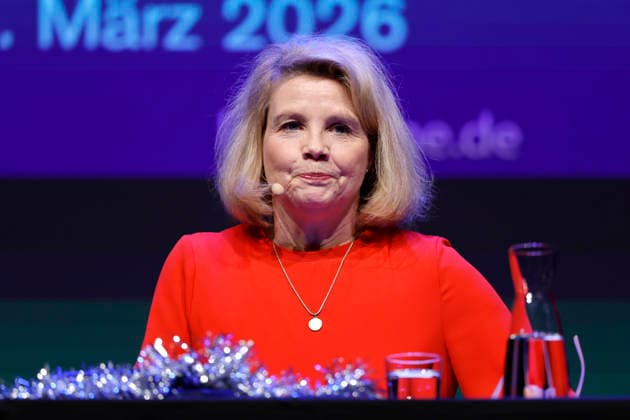 Actress Annette Frier at the event Ohne uns geht nix Remix 7 rettet die Demokratie with Annette Frier and Michael Kessler as part of Lit Cologne 2026 at Stadthalle Köln Cologne, 14 03 2026 NRW Germany Copyright: xChristophxHardtx