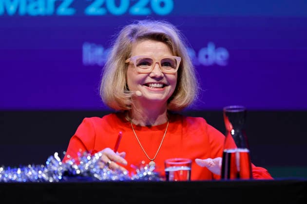 Actress Annette Frier at the event Ohne uns geht nix Remix 7 rettet die Demokratie with Annette Frier and Michael Kessler as part of Lit Cologne 2026 at Stadthalle Köln Cologne, 14 03 2026 NRW Germany Copyright: xChristophxHardtx