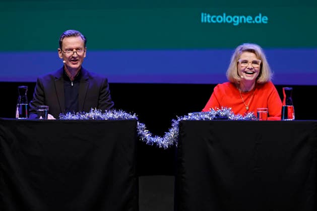 Actor Michael Kessler and actress Annette Frier at the event Ohne uns geht nix Remix 7 rettet die Demokratie with Annette Frier and Michael Kessler as part of Lit Cologne 2026 at Stadthalle Köln Cologne, 14 03 2026 NRW Germany Copyright: xChristophxHardtx