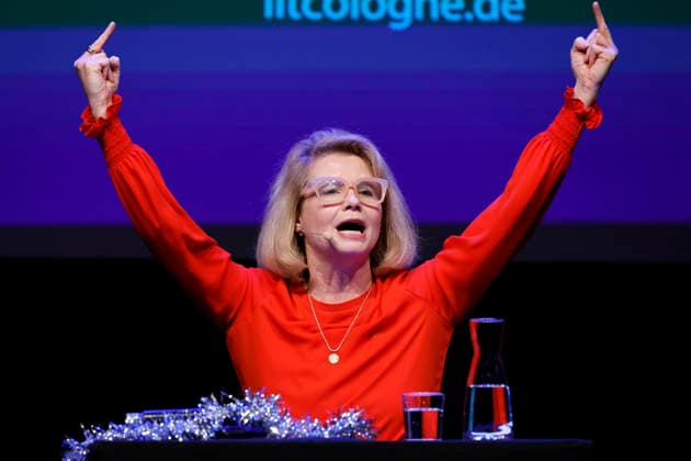 Actress Annette Frier at the event Ohne uns geht nix Remix 7 rettet die Demokratie with Annette Frier and Michael Kessler as part of Lit Cologne 2026 at Stadthalle Köln Cologne, 14 03 2026 NRW Germany Copyright: xChristophxHardtx