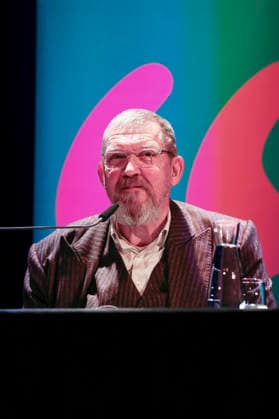 Dietmar Bär at the lit Cologne 2026 event Prager Verbrechen Sabine Rückert and Dietmar Bär on Egon Erwin Kisch at the Theater am Tanzbrunnen Cologne, 15 03 2026 Foto:xR.xSchmiegeltx xFuturexImagex verbrechen_6341