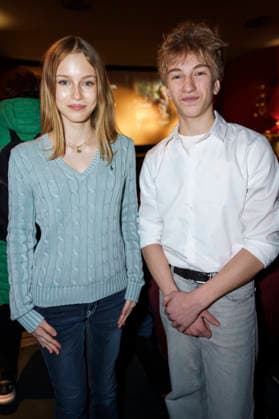 Annika Benzin and Silas John at the premiere of the movie Das geheime Stockwerk at Rio Filmpalast Munich, 15 03 2026 Foto:xN.xKolinzx xFuturexImagex stockwerk_6336
