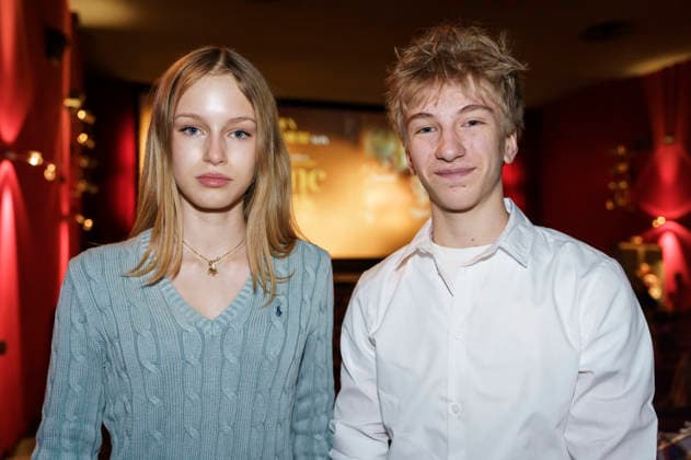 Annika Benzin and Silas John at the premiere of the movie Das geheime Stockwerk at Rio Filmpalast Munich, 15 03 2026 Foto:xN.xKolinzx xFuturexImagex stockwerk_6339