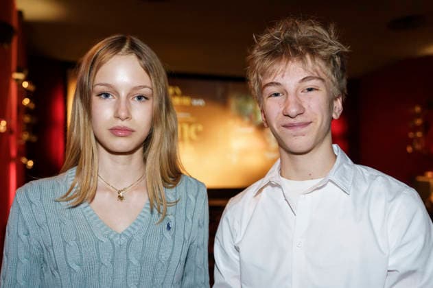 Annika Benzin and Silas John at the premiere of the movie Das geheime Stockwerk at Rio Filmpalast Munich, 15 03 2026 Foto:xN.xKolinzx xFuturexImagex stockwerk_6340