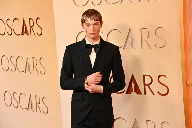 Calum Harper arrives on the red carpet for the 98th annual Academy Awards in the Hollywood section of Los Angeles on Sunday, March 15, 2026. Conan O Brien will host the Oscars for the second consecutive year.  LAP20260315149 JIMxRUYMEN