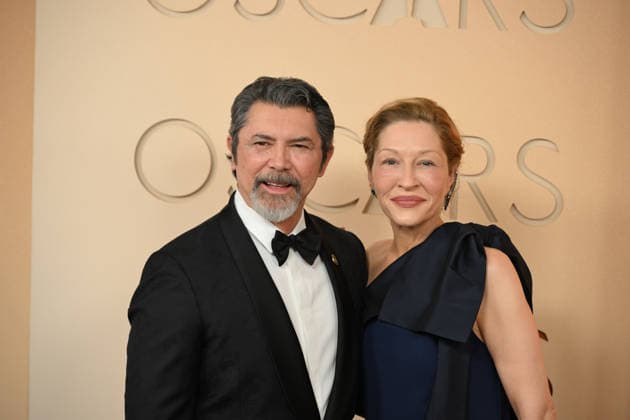 March 15, 2026, Los Angeles, California, USA: LOU DIAMOND PHILLIPS AND YVONNE BOISMIER PHILLIPS during red carpet arrivals for the 98th Academy Awards, presented by the Academy of Motion Picture Arts and Sciences (AMPAS), at the Dolby Theatre in Hollywood. Los Angeles USA  - ZUMAz03_ 20260315_abp_z03_030 Copyright: xKevinxSullivanx