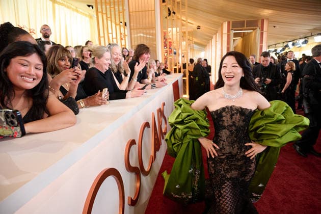 98th Oscars, Academy Awards Arden Cho arrives on the red carpet of the 98th Oscars at the Dolby Theatre at Ovation Hollywood on Sunday, March 15, 2026., Credit:Wally Skalij A.M.P.A.S. Avalon United States of America, CA, Hollywood, Dolby Theater  Copyright: xWallyxSkalijx xA.M.P.A.S.x xAvalonx 1083299156